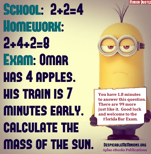 Bar Exam Stupor Humor - The Exam and Instructions [Aplus eBooks]